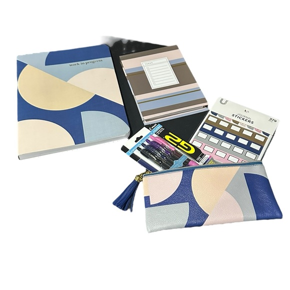 8 PIECE STATIONARY SET ALL NEW - Picture 3 of 5